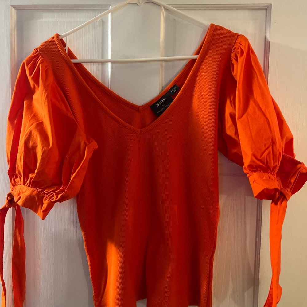 Maeve puff sleeve top size medium